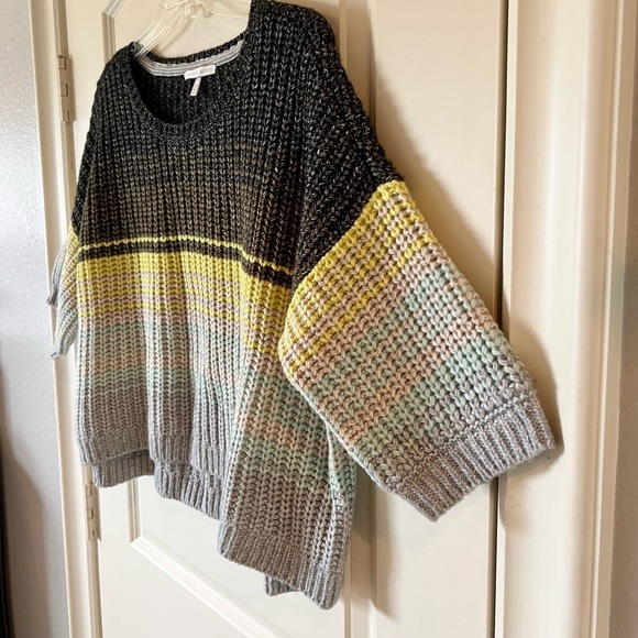 Victoria’s Secret striped boxy boatneck sweater - Picture 2 of 5